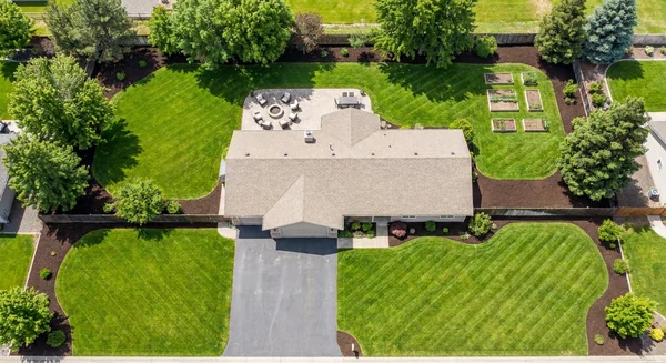 Large lawn
